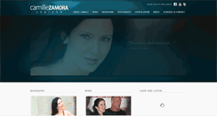 Desktop Screenshot of camillezamora.com